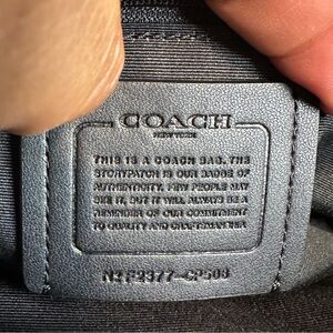 Coach Black Leather Satchel